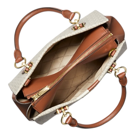 MICHAEL MICHAEL KORS
Marilyn Medium Logo Stripe Satchel - Picture 4 of 6